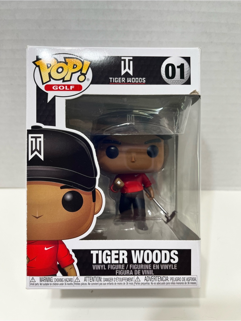 FUNKO POP Tiger Woods vinyl figure NWT PGA Golf